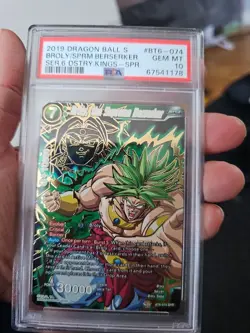2019 DRAGON BALL SUPER CARD GAME SERIES 6 DESTROYER KINGS BT6-074 BROLY, THE... - Image 3