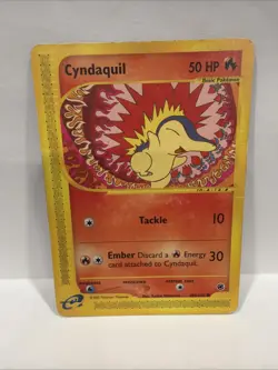 Pokemon TCG Cyndaquil Expedition Base Set, Card 105/165, Regular Common - Image 1