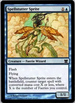 MTG Magic The Gathering Spellstutter Sprite Modern Masters Played See Scan A - Image 1