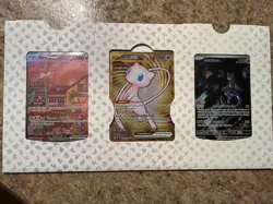 Pokemon TCG 151 UPC Promo Set Mew 053 Mewtwo 052 Metal Mew 205 Sealed - Image 1