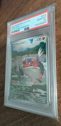 Koraidon SVP014 Pokemon Center Stamp Black Star Promo SVP EN 014 GEM MINT PSA 10 - Image 4
