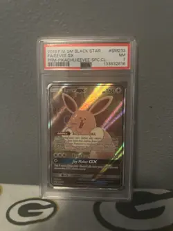 Pokemon Eevee GX SM233 Full Art Black Star Promo Ultra Rare Holo TCG 2019 - Image 1