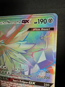 Pokemon TCG Dusk Mane Necrozma GX Ultra Prism 163/156 Holo Secret Rare NM - Image 4