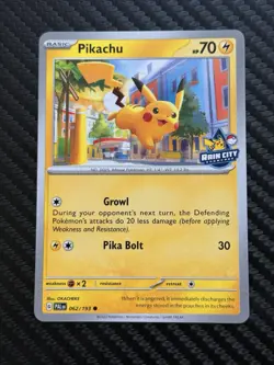 Pokemon X NBA Pikachu Rain City Showcase Limited Edition NM!! - Image 1