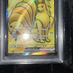 PSA 10 GEM MINT Ninetales ex 151 English Ultra Rare Holo 2023 Pokemon 186/165 - Image 3