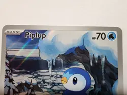 Phantasmal Flames NM Piplup Illustration Rare Holo 098/094 Pokemon TCG - Image 2