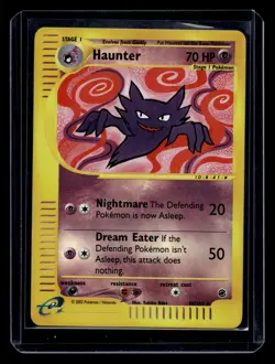 Haunter 2002 Pokemon Expedition Base Set LP Reverse Holo #80 - Image 1