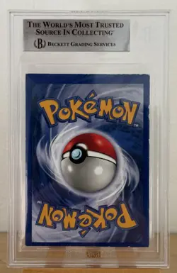 Gyarados 10/102 Square Cut Holo Rare | 1999 Pokemon Base Set | BGS 3.5 ERROR - Image 2