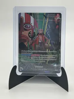 One Piece Usopp OP10-042 Leader Alternative Art Royal Blood Mint NM Condition - Image 1