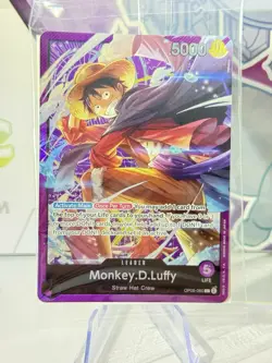 SEALED OP05-060 Monkey D Luffy One Piece Sound Loader Promo English Near Mint #3 - Image 1