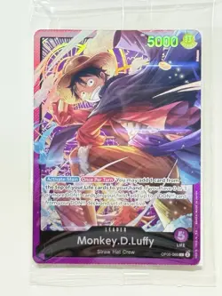 SEALED OP05-060 Monkey D Luffy One Piece Sound Loader Promo English Near Mint #3 - Image 3