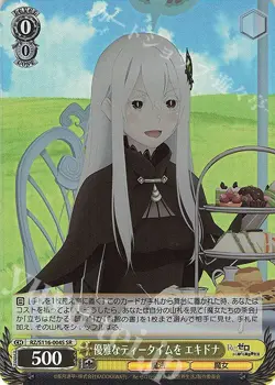 Weiss Schwarz RE:ZERO Vol.3 Elegant Tea Time Echidna RZ/S116-004S SR - Image 1