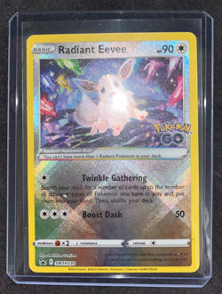 Pokemon TCG Black Star Promo GO Radiant Eevee SWSH230 Card NM-M - Image 1