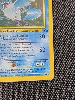 Articuno 2/62 Holo Rare Fossil Pokemon Card - Image 4