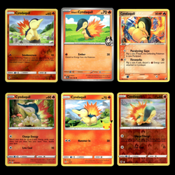 6x Cyndaquil Lot 39 Sun Moon Lost Thunder Pokemon Cards Collection Set TCG - Image 1