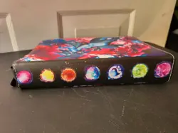 Pokemon Card Binder 50 Removeable Sleeves 4 Pockets Charizard Mewtwo Zip Up - Image 3