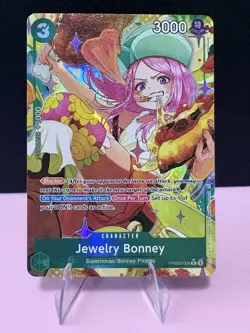 Bandai One Piece Card Game Jewelry Bonney PRB02-004 Special Holo Blocker - Image 1