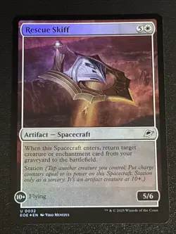 MTG Edge of Eternities Rescue Skiff Foil 0032 NM - Image 1