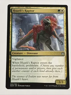 MTG War of the Spark Huatli's Raptor 200/264 NM - Image 1
