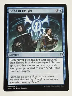 MTG War of the Spark Bond of Insight 043/264 NM - Image 1