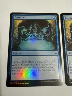 Magic The Gathering Preordain - 84/361 (Commander Legends) FOIL x3 - Image 2
