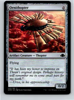 Magic the Gathering Ornithopter Dominaria Remastered MTG Free Shipping! - Image 1
