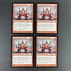 Set of x4, MTG Honden of Infinite Rage Champions of Kamigawa Regular - Image 1