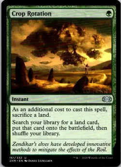 MTG Magic The Gathering Crop Rotation Double Masters Played See Scan - Image 1