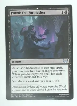 MTG Singles - Plumb the Forbidden - Strixhaven -G106 - Image 1
