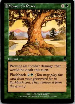 MTG Magic The Gathering Moment's Peace Odyssey Played See Scan D - Image 1