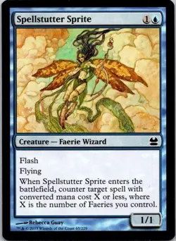 MTG Magic The Gathering Spellstutter Sprite Modern Masters Played See Scan B - Image 1