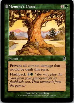 MTG Magic The Gathering Moment's Peace Odyssey Played See Scan G - Image 1