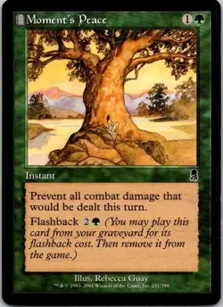 MTG Magic The Gathering Moment's Peace Odyssey Played See Scan B - Image 1
