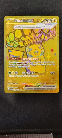 Pokemon 2025 Prismatic Evolutions Pikachu ex Hyper Rare # 179/131 - Image 3