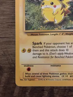 Pokemon TCG Pikachu Jungle 60/64 Basic 50 HP Spark Common Regular Unlimited - Image 5