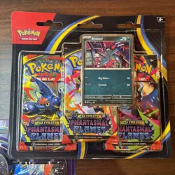 Pokemon TCG ME02 Phantasmal Flames 3-Pack Blister Lot Raikou Weavile Sneasel NEW - Image 4