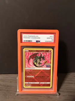 2022 Pokemon Go Radiant Charizard Holo Rare PSA 10 #011 Read description please - Image 1