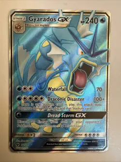 Pokemon Gyarados GX (Full Art) Ultra Rare SM - Crimson Invasion 101/111 NM - Image 1