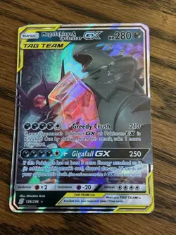 Pokemon MegaSableye & Tyranitar GX Tag Team 126/236 Unified Minds Ultra Rare MP - Image 1