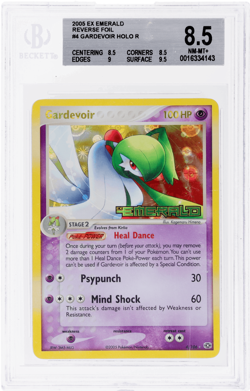 2005 Pokemon Ex Emerald Gardevoir Reverse Holo #4 BGS 8.5 - Image 1