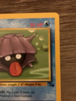 Pokemon TCG Shellder Water Basic Monster Fossil 1st Edition 54/62 English - Image 4