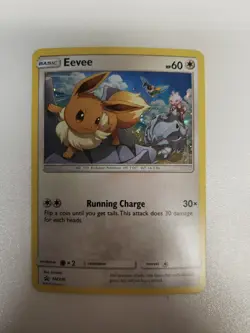 Eevee SM235 Promo SM Black Star Promos Pokemon MP - Image 1