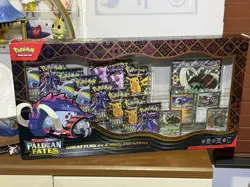 Pokemon Paldean Fates Great Tusk ex Premium Collection Sealed Minor Box Damage - Image 1