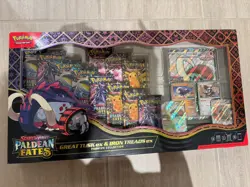 Pokemon Paldean Fates Great Tusk ex Premium Collection Sealed Minor Box Damage - Image 3