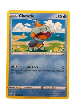 New: 2020 Pokemon TCG Chewtle 038 Swsh04: Vivid Voltage Regular Common - Image 1