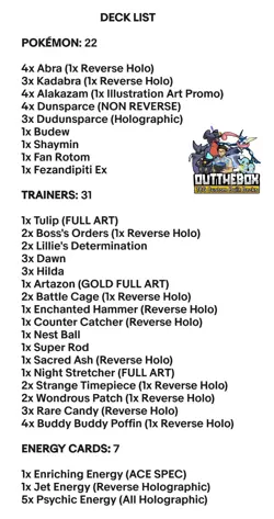 Alakazam & Dudunsparce - Pokemon TCG - OutTheBoxTCG Standard & Meta Decks - Image 2