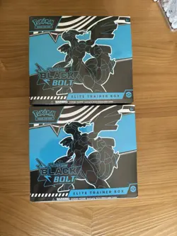 POKEMON TCG: BLACK BOLT Elite Trainer Box. SEALED. Lot of 2. - Image 1