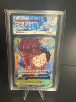 2024 ONE PIECE PSA 10 MONKEY D. LUFFY #OP07-109 500 YEARS IN THE FUTURE ACE 10 - Image 1