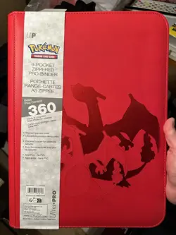 Ultra Pro Elite Series Charizard Binder 360 Cards 9 Card Pocket Elite Zippered - Image 1