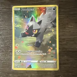 Pokemon Card - Poochyena GG33/GG70 Crown Zenith: Galarian Gallery Ultra Rare - Image 1